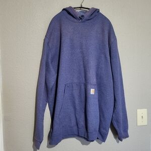 Carhartt Men’s Navy Blue Hooded Pullover Sweatshirt XXL